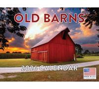 Old Barn Calendar 2026 Country Farm Monthly Wall Calender 12 Month | American Made In The USA
