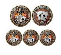 Old Bastards Bourbon Club Collectible Coin, Funny Old Bastards Whiskey Club Challenge Coin, Double-Sided Whiskey Club Commemorative Coins, Funny Gag Gift for Men Dads Friends (3Pcs 02#)