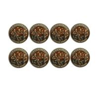 Old Bastards Bourbon Club Collectible Coin, Funny Old Bastards Whiskey Club Challenge Coin, Double-Sided Whiskey Club Commemorative Coins, Funny Gag Gift for Men Dads Friends (8Pcs 05#)
