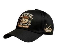 Old Bastards Golf Club Baseball Cap, Funny Vintage 3D Raised Embroidered Golf Hat, Adjustable Over Par Lifetime Member Edition for Golfers (Black)