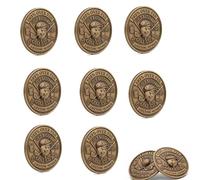 Old Bastards Golf Club Coin, Funny Golf Challenge Coin for Men, Lifetime Golfs Club Member Coins, for Old Guys (8pcs)