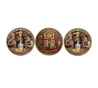 Old Bastards - Whiskey Club Commemorative Coin, Humor Old Bastard Whiskey Club Lifetime Member Challenge Coin, Novelty Coins Gag Gift for Men Spirits Lovers (3)