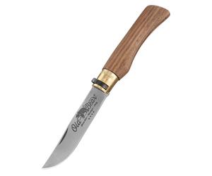 Old Bear | Classic Walnut Folding Knife | Stainless Steel | Folding Knife S