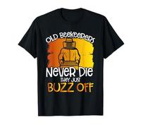 Old Beekeepers Never Die Buzz Off Retirement Hobby Nature T-Shirt