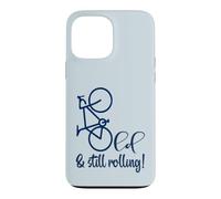 Old Bike Rolling Dad - Bicycle Grandpa Cycling Cyclist Case for iPhone 13 Pro Max
