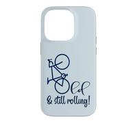 Old Bike Rolling Dad - Bicycle Grandpa Cycling Cyclist Case for iPhone 14 Pro