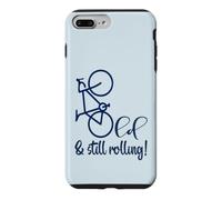 Old Bike Rolling Dad - Bicycle Grandpa Cycling Cyclist Case for iPhone 7 Plus/8 Plus