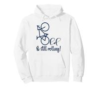 Old Bike Rolling Dad - Bicycle Grandpa Cycling Cyclist Pullover Hoodie