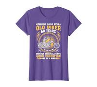Old Biker 60 Years In The Making 60th Birthday Biker T-Shirt