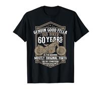 Old Biker 60 Years In The Making 60th Birthday Biker T-Shirt