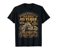 Old Biker 60 Years In The Making 60th Birthday Biker T-Shirt
