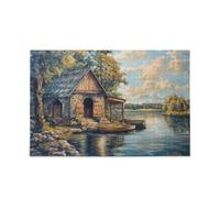 Old Boathouse Puzzles for Adults Unique Difficult and Challenge 500 Piecing