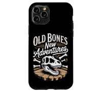 Old Bones New Adventures Funny Fossil Saying Case for iPhone 11 Pro