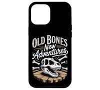 Old Bones New Adventures Funny Fossil Saying Case for iPhone 12 Pro Max