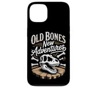 Old Bones New Adventures Funny Fossil Saying Case for iPhone 13