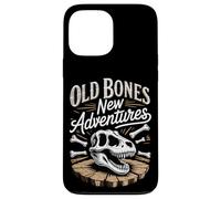 Old Bones New Adventures Funny Fossil Saying Case for iPhone 13 Pro Max