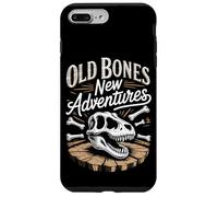Old Bones New Adventures Funny Fossil Saying Case for iPhone 7 Plus/8 Plus