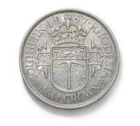 Old British Coins, 1937 Southern Rhodesia Silver Half Crown, Great Britain Antique Coin Set, UK Old Coins for Collectors, Vintage Ancient Coin Collection, Historical Souvenirs