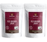 Old Brown Java Dark Roast Strong Aged Coffee Beans 227g - For All Machines - Brown Bear Indonesia Indonesian Coffee - Strength 5 - Donation to Free The Bears (Pack of 2)