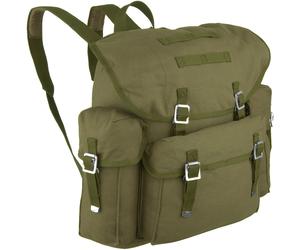 OLD BW GERMAN ARMY MILITARY BACKPACK PACK HIKING CAMPING RUCKSACK 30L OLIVE OD