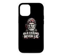 Old Chains Never Lie Disc Golf Vintage Frolf Veteran Case for iPhone 12/12 Pro