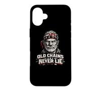 Old Chains Never Lie Disc Golf Vintage Frolf Veteran Case for iPhone 16 Plus