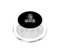 Old Chains Never Lie Disc Golf Vintage Frolf Veteran PopSockets PopGrip for MagSafe