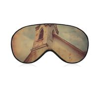 Old Church Cute Sleep Masks Breathable Eye Mask with Adjustable Strap Light Blocking Comfortable Travel