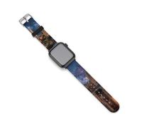 Old City Jerusalem Night Israel Watch Bands Silicone Replacement Straps | ,Compatible with Apple Watch,Watch Strap,Waterproof,Sport Bands,for Men Women