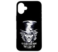 Old Clown Black Crazy That's What I Am Case for iPhone 16 Plus
