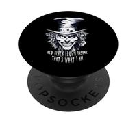 Old Clown Black Crazy That's What I Am PopSockets Adhesive PopGrip