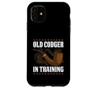Old Codger In Training Funny Pipe Smoker Saying Case for iPhone 11