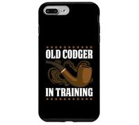 Old Codger In Training Funny Pipe Smoker Saying Case for iPhone 7 Plus/8 Plus