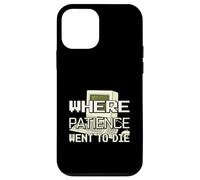 Old Computer Where Patience Went To Die Funny Techie Case for iPhone 12 mini