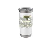 Old Computer Where Patience Went to Die Funny Techie Stainless Steel Insulated Tumbler