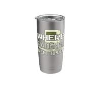 Old Computer Where Patience Went to Die Funny Techie Stainless Steel Insulated Tumbler