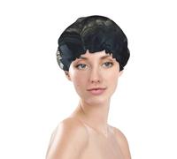 Old Crypt Shower Cap for Women Reusable Bath Cap Upgrade Double Layers Bathing Hat Waterproof Elastic Bath Hair Caps for Women Ladies Spa Salon Hair Bath Hat