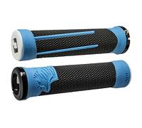ODI AG2 Grips - Black/Blue Lock-On MTB Bike Commuter