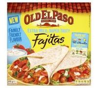 Old El Paso Extra Mild Super Tasty Fajitas 476G