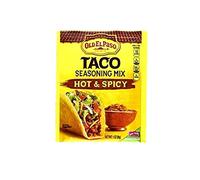 Old El Paso Hot & Spicy Taco Seasoning 1 oz (28 g) Packets (Pack of 3)