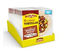 Old El Paso Large Super Soft Whole Wheat Tortillas 350g (Pack of 12)
