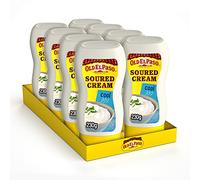Old El Paso Squeezy Soured Cream Topping 230 g (Pack of 8)