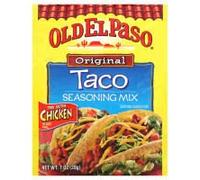 Old El Paso Taco Seasoning Mix - Original - 1 Oz/ 28 g (6)