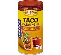 Old El Paso Taco Seasoning Mix Original (Value Size) 177 Grams | Large Canister for Batch Cooking & Pantry Stocking, Bold Tex-Mex Spice Blend, Seasons Tacos, Meats, Soups, Dips & Nachos