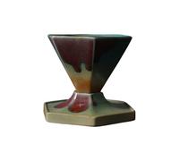 Old Encouraged Hexagonal Coffee Cup with Aesthetic Earthenware Building Exemplary for Hot Beverages Puddings and Contemporary Deck Multiple Use Ceramic Glass