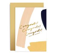 Old English Co. Celebration Card | Congratulations, Congrats, Well Done for Exam, A-Level, GCSE, Graduation, Results Day, University, New Job, Travelling Going to Uni | Blank with Envelope