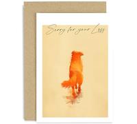 Old English Co. Sorry for Your Loss Sympathy Dog Animal card - Golden Retriever Dog Friend Pet Condolences Card - So Sorry Greeting Card - Thinking of You Gifts - Sorry Dog Bereavement Cards