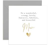 Old English Co. Special Birthday Card for Mum - Well Done Card for Mother - Mum Congratulations Card for Her - Thinking of You, Support, Get Well | Blank Inside Envelope