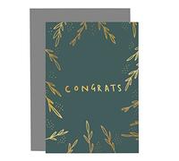 Old English Co. Special Congratulations Card for Him Her - Green Sage Well Done Card for Daughter, Son, Sister, Brother - Passed Driving Test, Exams, New Job | Blank Inside with Envelope