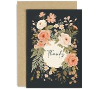 Old English Co. Special Thank You Card - Floral Painting Thank You Card for Friend - Leaving Card for Colleague - Thoughtful Friendship Card for Her Him | Blank Inside